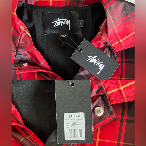 Stussy Cruize Coach Jacket Plaid - Picture 12 of 16